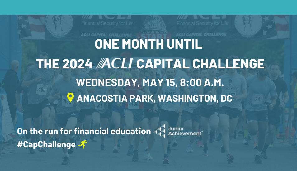 One Month Until the 2024 ACLI Capital Challenge Graphic