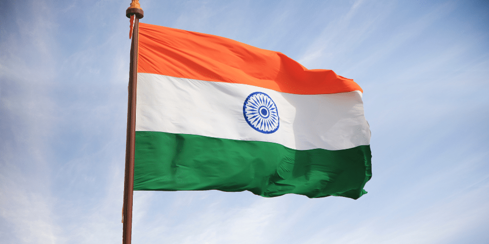 Flag of India.