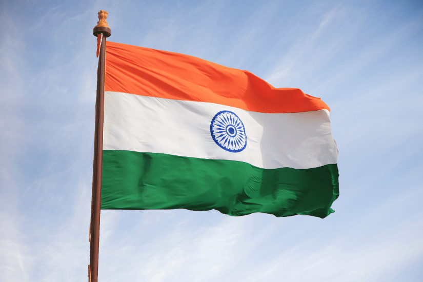 Flag of India.